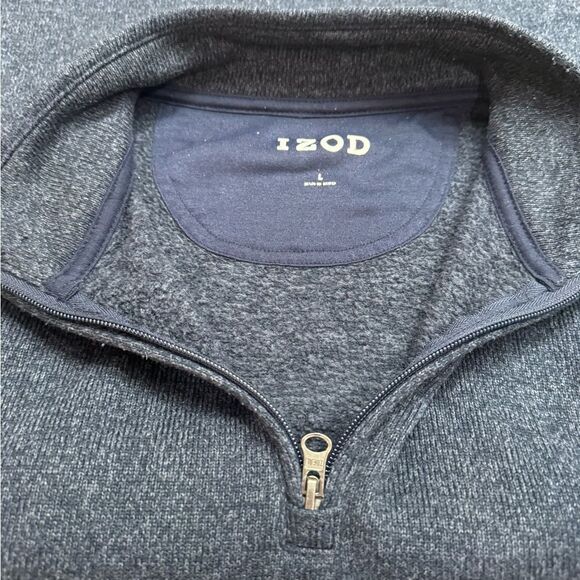 IZOD Golf half zip fleece sweater - Picture 4 of 4